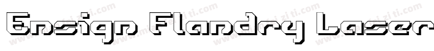 Ensign Flandry Laser Italic字体转换